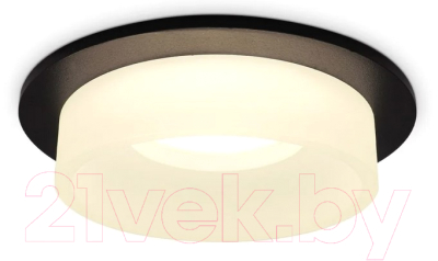 Точечный светильник Ambrella TN1312 SBK/FR (черный песок/белый матовый)