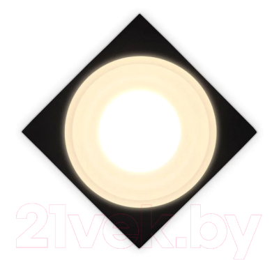 Точечный светильник Ambrella TN1316 SBK/FR (черный песок/белый матовый)