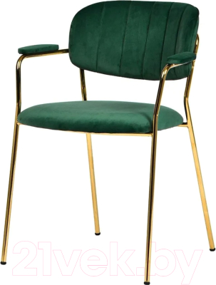 Кресло мягкое Bergenson Bjorn Eirill / FH-ERL-ARMCH-PL-GRN (темно-зеленый)