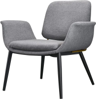 Кресло мягкое Bergenson Bjorn Hilde / FH-HLD-ARMCH-PL-GR (серый) - 