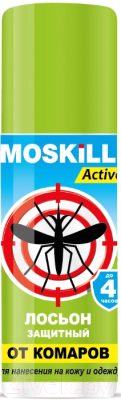Спрей от насекомых Москилл Лосьон Актив от комаров (100мл)