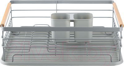 Сушилка для посуды Smart Solutions Granli / WNM-SS-DRNGR-MTPP-GR (серый)