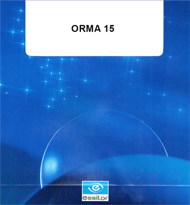 Линза для очков Orma 15 Ф65 -6.75 +2.25 / -4.50 -2.25