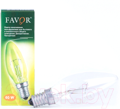 Лампа Favor ДС 230-60Вт E14 (100) / 8109010