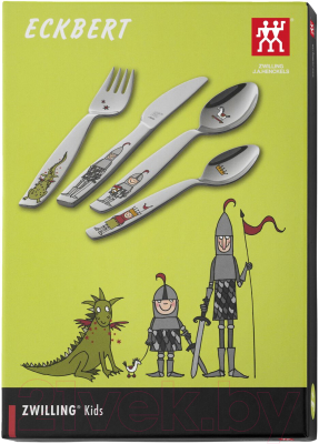 Набор столовых приборов Zwilling Kids cutlery Экберт / 07132-210 (4пр)