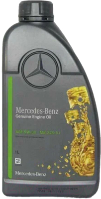 Моторное масло Mercedes-Benz 5W30 MB229.51 / A000989690611ABDE (1л)