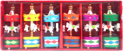 Набор елочных игрушек Darvish Карусель с лошадками / DV-C-237 (6шт)