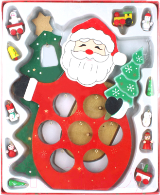 Статуэтка Darvish Санта на подставке с игрушками / DV-C-222