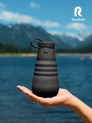 Бутылка для воды RoadLike Mojo / 376042 (500мл, черный)