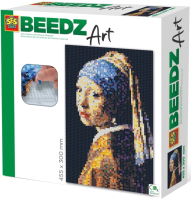 Развивающая игра SES Creative Beedz Art Девушка с жемчужной сережкой / 06004 - 