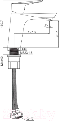 Смеситель Maxonor Pure Life MN1073-8