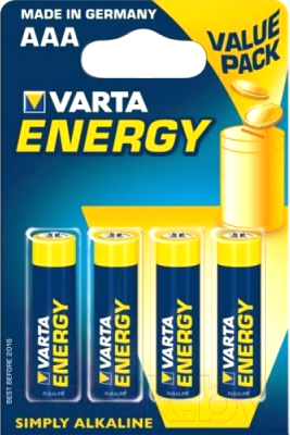 Комплект батареек Varta Energy LR03 / 4103 229 414