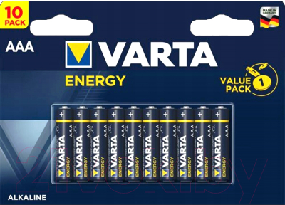 Комплект батареек Varta Energy LR03 / 4103 229 491