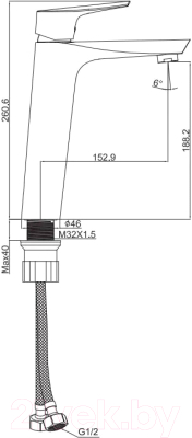 Смеситель Maxonor Pure Life MN1173-8