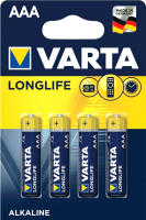 Комплект батареек Varta Longlife LR03 / 4103 101 414 - 