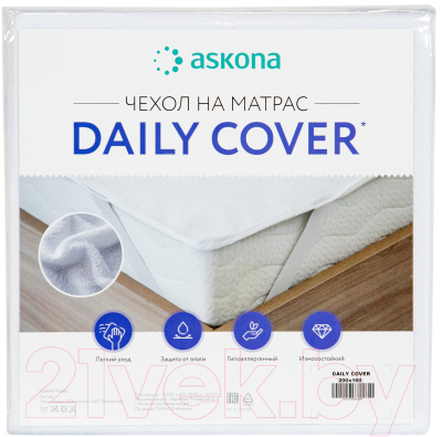 Чехол на матрас защитный Askona Daily Cover 140x200