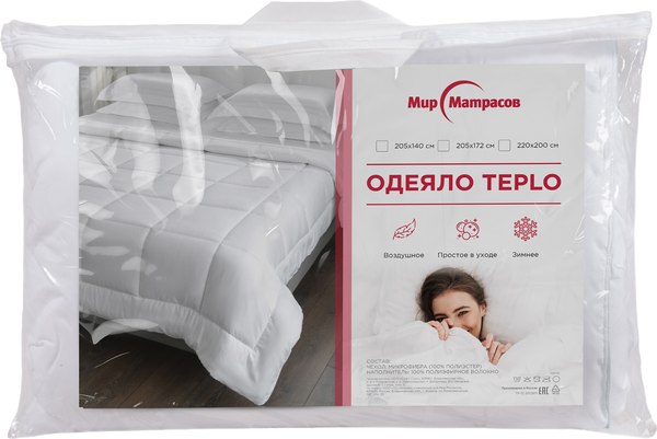 Одеяло Мир матрасов Teplo (200x220)