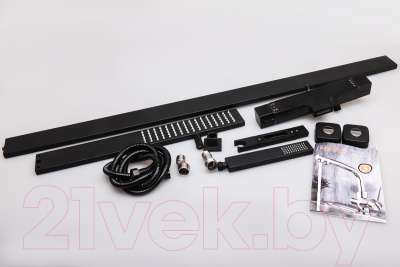 Душевая система со смесителем Maxonor Pure Life MN2489-7 (черный)