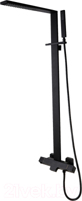 Душевая система со смесителем Maxonor Pure Life MN2489-7 (черный)