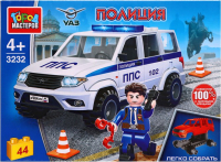 Конструктор Город мастеров UAZ Patriot Полиция / SB-3232 (44эл) - 