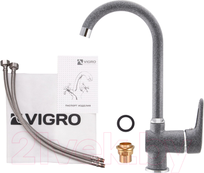 Смеситель Vigro VG902 (темно-серый)