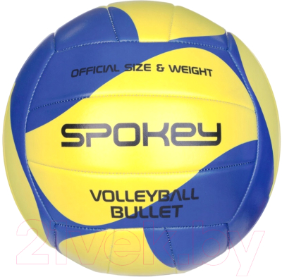 Мяч волейбольный Spokey Bullet (размер 5, желтый/синий)