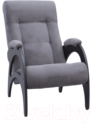 Кресло мягкое Импэкс 41 (без лозы, венге/Verona Antrazite Grey)