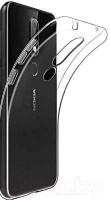 Чехол-накладка Case Better One Nokia 6.1 Plus TPU (прозрачный глянец)