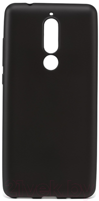 Чехол-накладка Case Deep Matte Nokia 5.1 TPU (черный матовый)