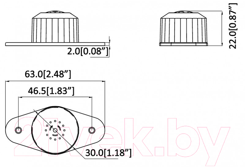 Микрофон для системы видеонаблюдения Dahua DH-HAP100