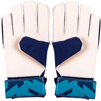 Перчатки вратарские Umbro Veloce Glove JNR 20908U (синий/оранжевый/голубой, р-р 5)