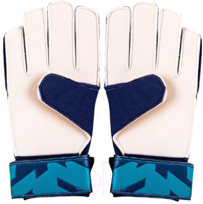 Перчатки вратарские Umbro Veloce Glove JNR 20908U (синий/оранжевый/голубой, р-р 6)