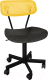 Кресло офисное Sheffilton SHT-ST85/S121М (желтый/черный/черный муар) - 