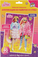 

Набор для творчества MultiArt, Барби Аппликация стразами и пайетками / GEMS&SEQART-BRB-EXTRA1