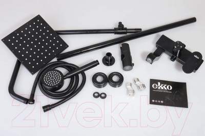 Душевая система Ekko E2401-8 (черный)