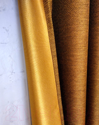 Штора Модный текстиль 06L1 / 112MT391017 (230x150, горчица)