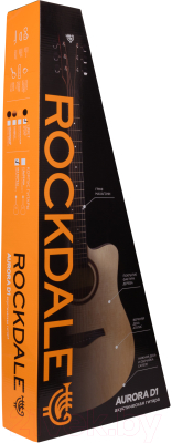 Акустическая гитара Rockdale Aurora D1 RB (королевский коричневый)