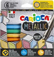 Фломастеры Carioca Metallic / 43161 (6шт) - 