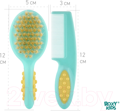 Набор для ухода за волосами детский ROXY-KIDS RBH-001-M (мятный)