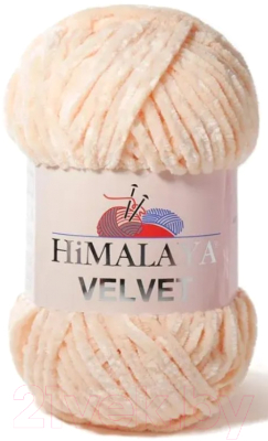 Пряжа для вязания Himalaya Velvet 90033 (персиковый)