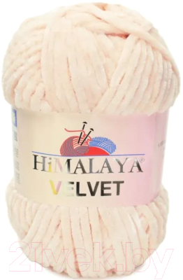 Пряжа для вязания Himalaya Velvet 90053 (светлый персик)