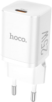 Адаптер питания сетевой Hoco N19 (белый) - 