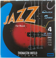 Струны для бас-гитары Thomastik JF344 Jazz Flat Wound - 