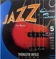 Струны для бас-гитары Thomastik JF345 Jazz Flat Wound - 