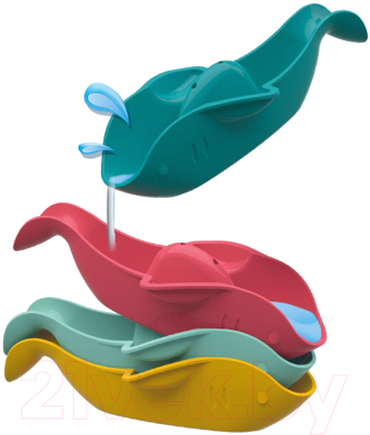Набор игрушек для ванной SES Creative Tiny Talents Рыбки-ковшики / 13098
