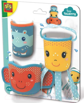 Набор игрушек для ванной SES Creative Tiny Talents Мягкие чашечки из неопрена / 13123