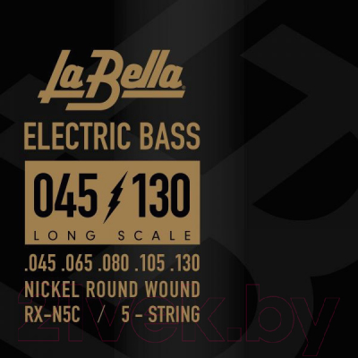 Струны для бас-гитары La Bella RX-N5C