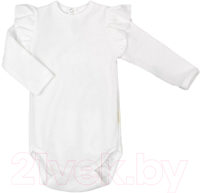 Боди для малышей Amarobaby Fashion / AB-OD21-FS02/33-80 (молочный, р.80)