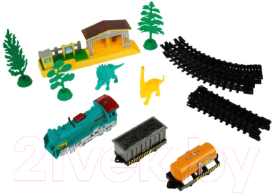 Железная дорога игрушечная Играем вместе С динозаврами / ZY1048196-R