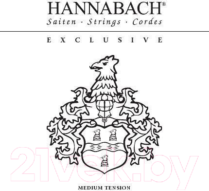 Струны для классической гитары Hannabach EXCLMT Exclusive Black